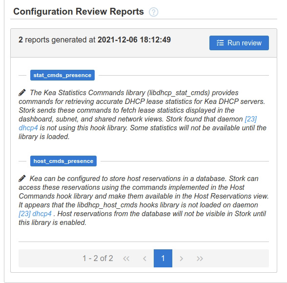 Stork 1.0.0 Stork Configuration Review Flags Possible Issues